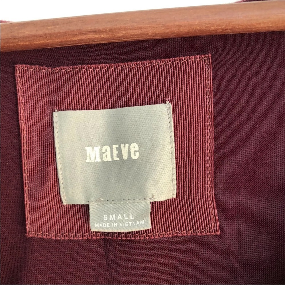 Anthropologie Maeve Wrap dress berry Small - Picture 10 of 12